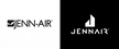 Jennair logo before after